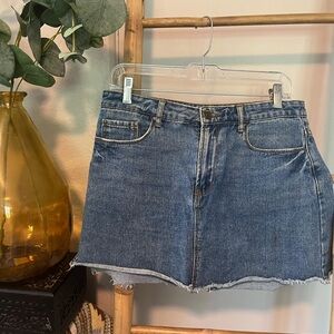 Forever 21 Blue Denim Jean Mini Skirt